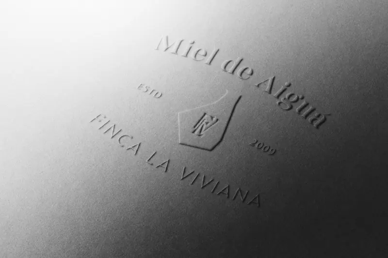 Miel de Aiguá embossed seal