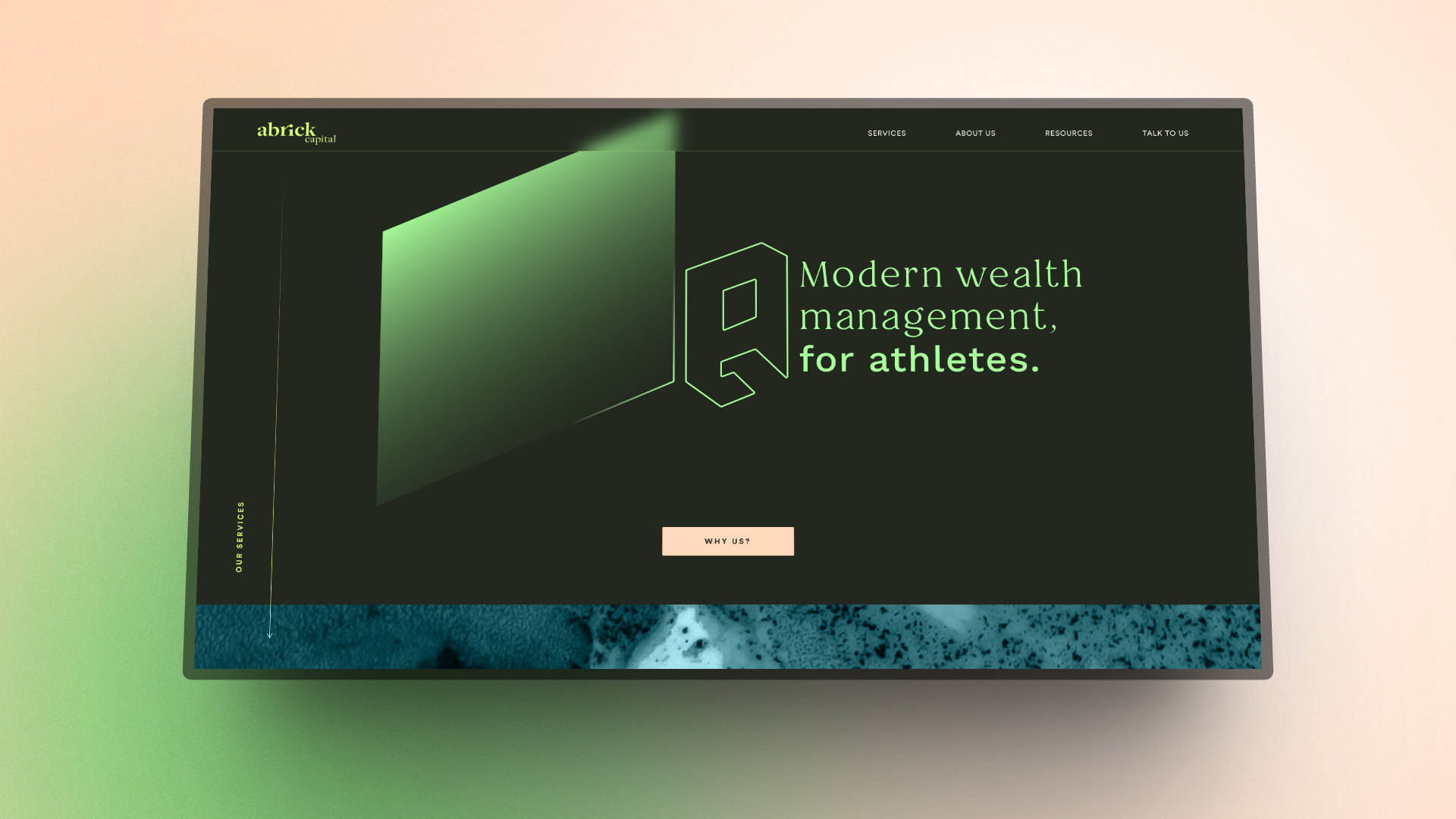 Abrick Capital website hero